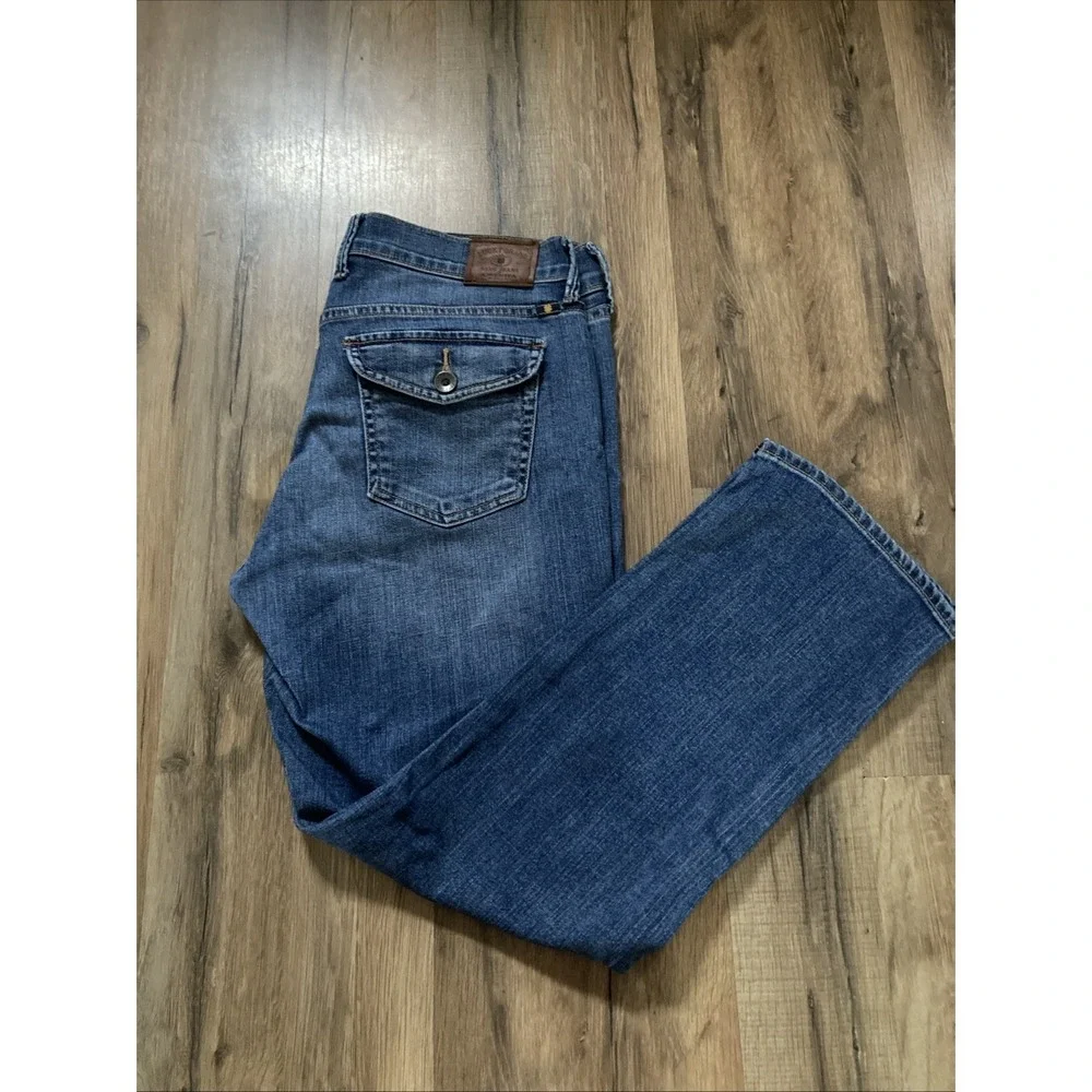 Lucky Brand Sweet'N Crop Denim Jeans Womens Size 8X29 Medium Wash Stretch - Picture 1 of 9